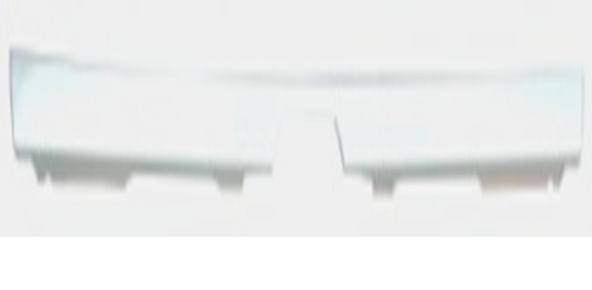 BUMPER CENTER UPPER(W) 17-ON (MAT-WHITE)